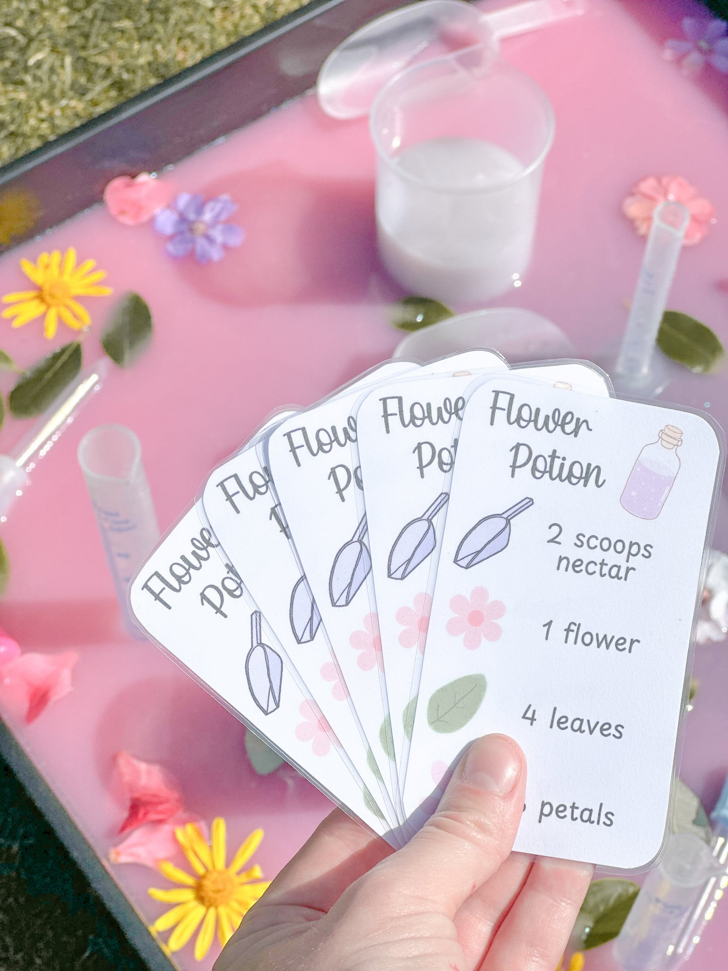 Flower Potion Cards