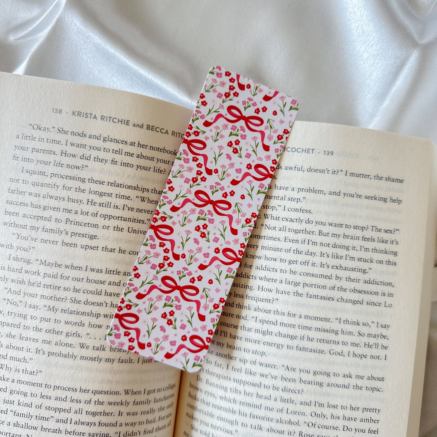 Red Bow Bookmark
