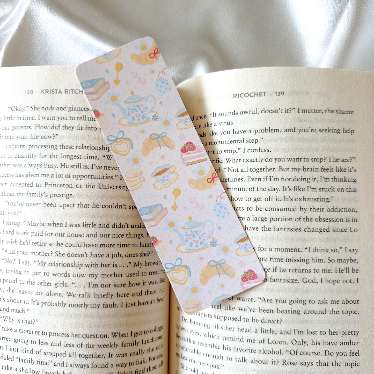 Tea Party Bookmark