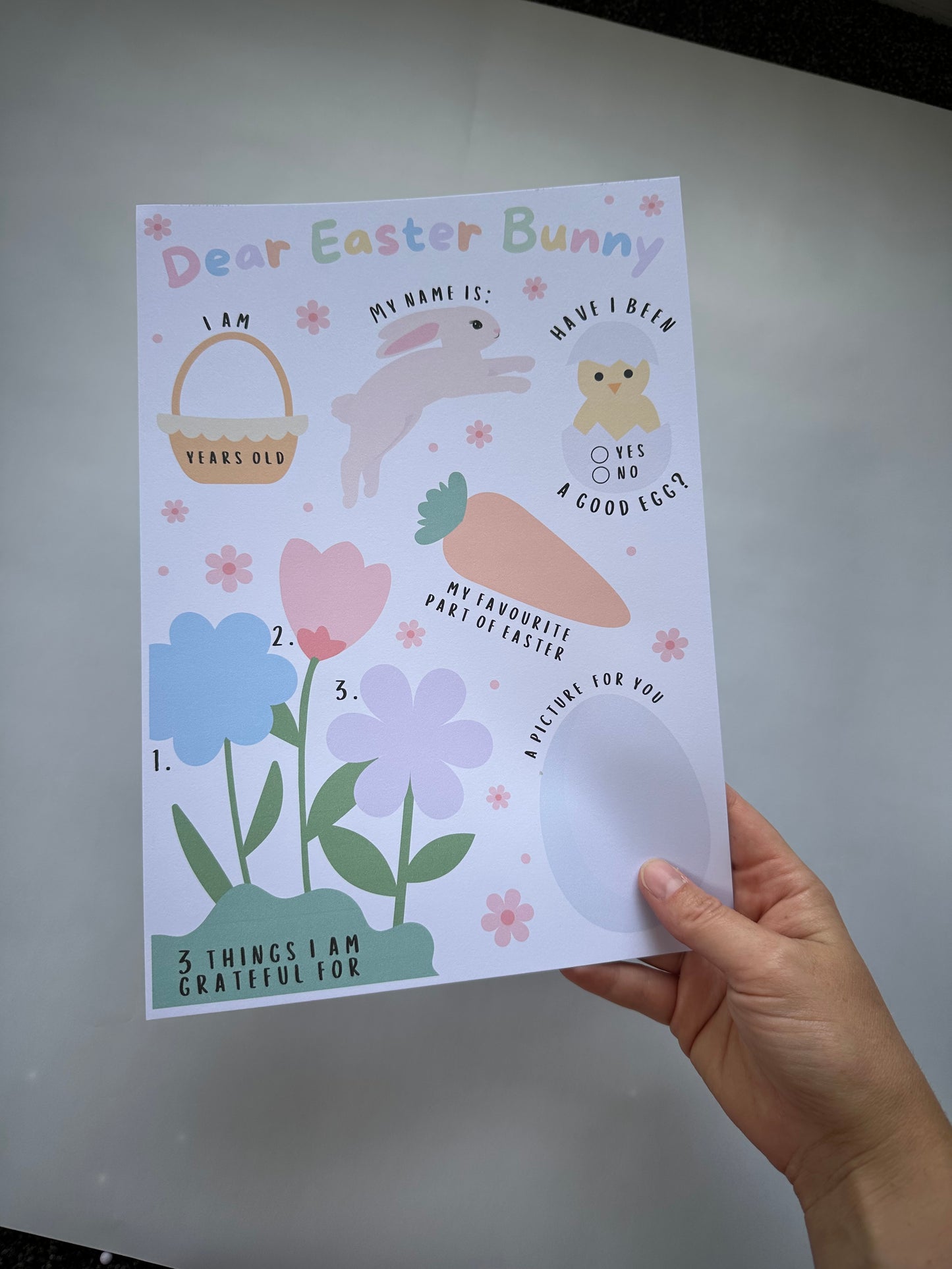 Easter Bunny Letter (Printable)