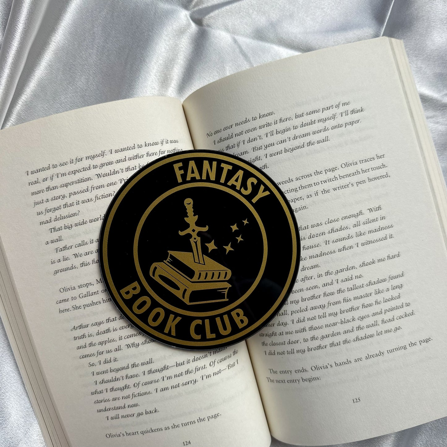 Fantasy Book Club Sign