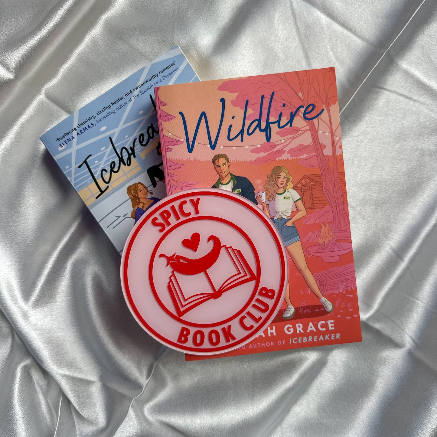 Spicy Book Club Sign