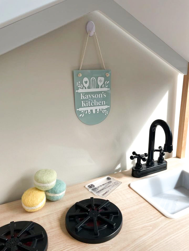 Play Kitchen Sign