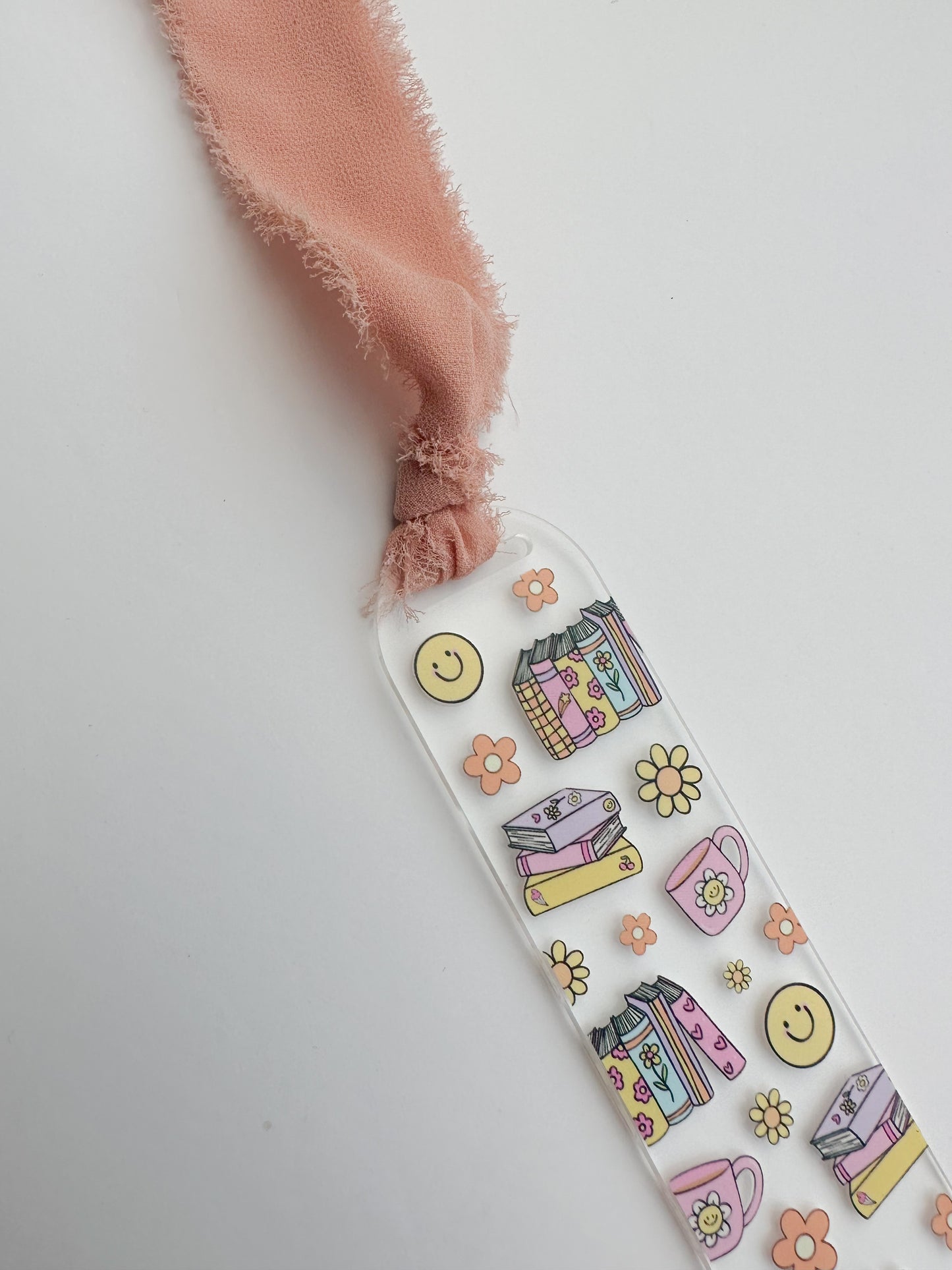 Retro Books Acrylic Bookmark