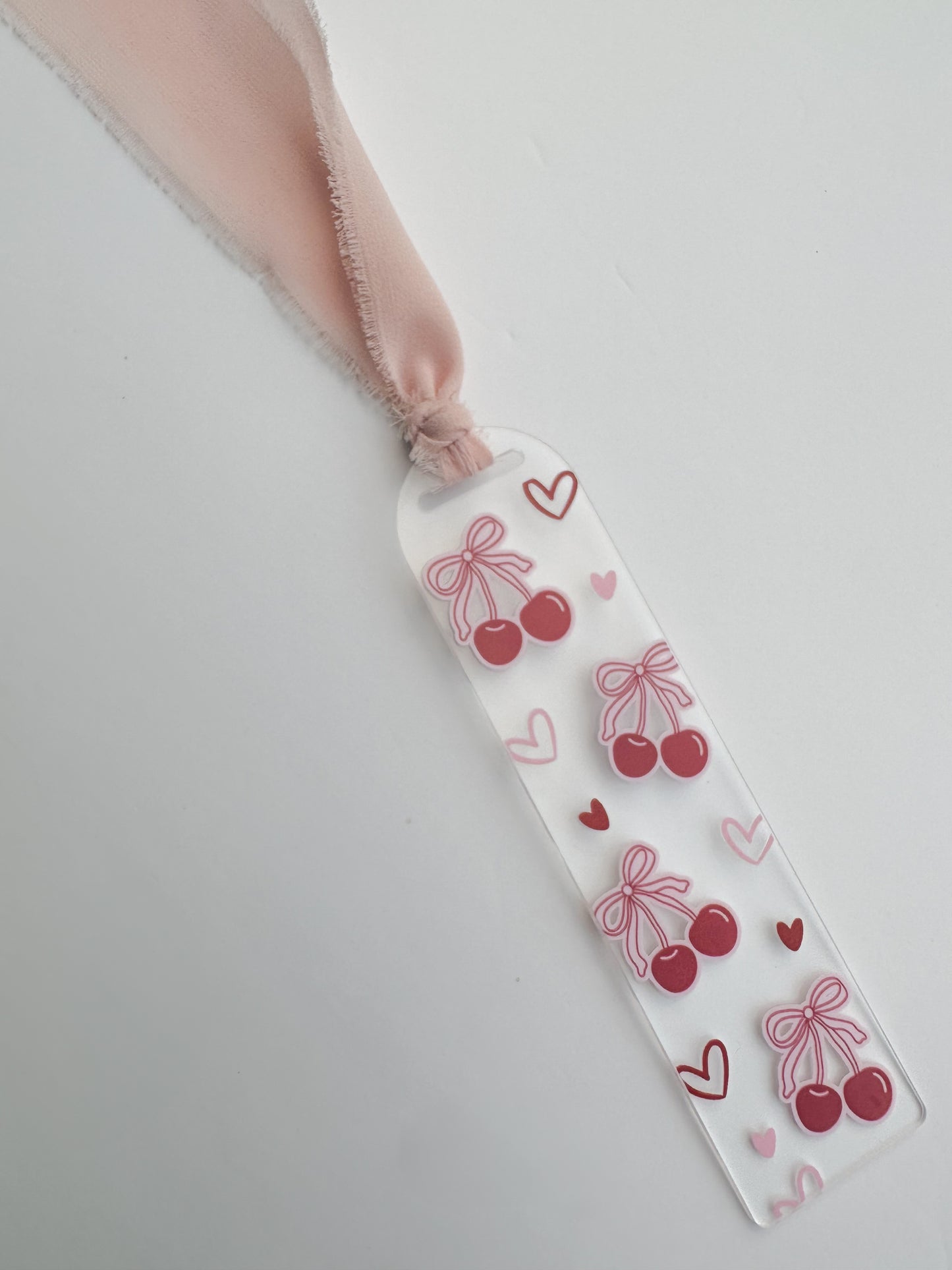 Cherry Acrylic Bookmark