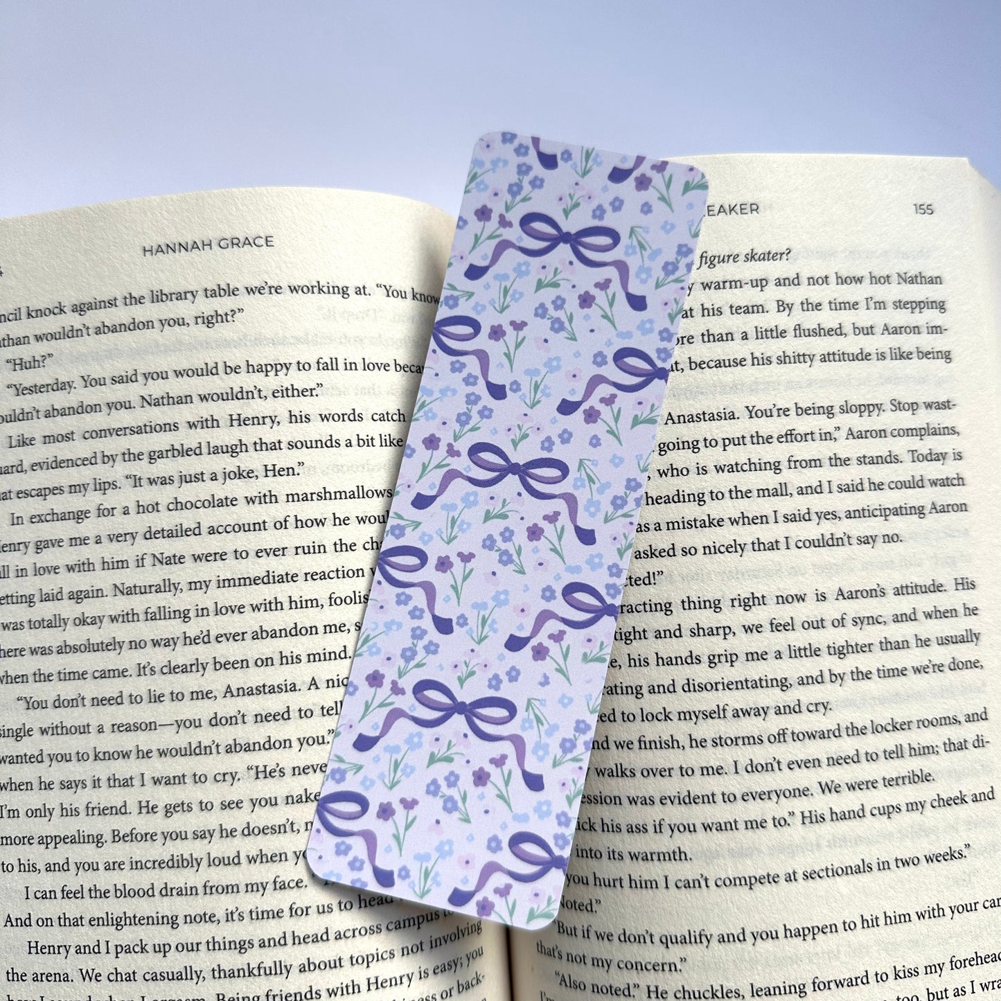 Floral Bow Bookmark