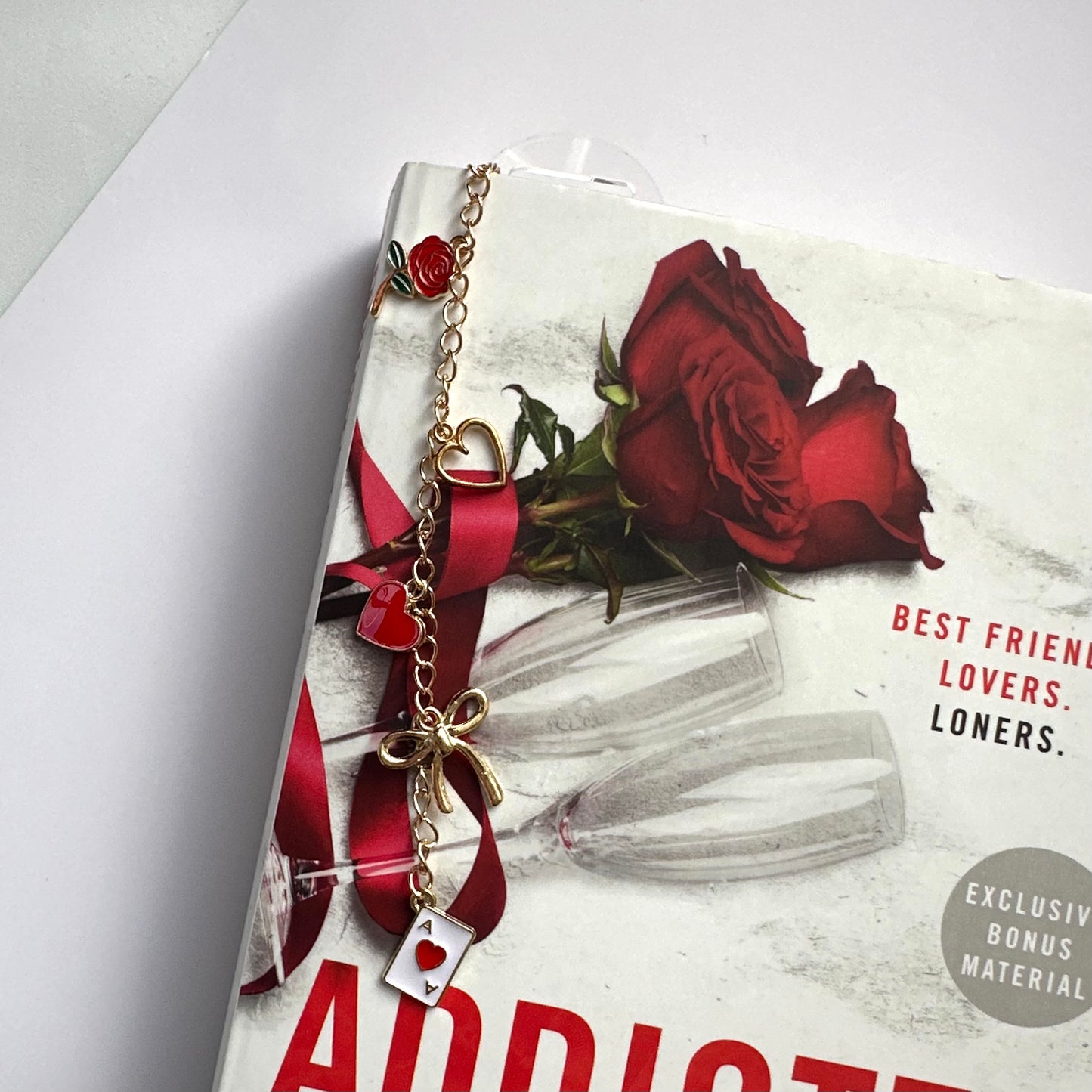 Romance Acrylic Charm Bookmark
