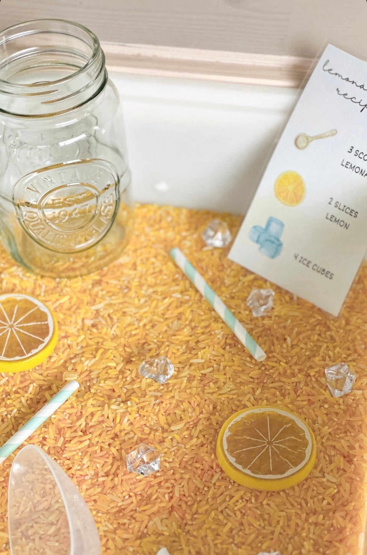 Lemonade Recipe Cards