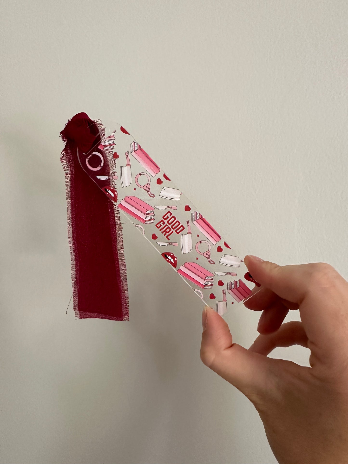 Good Girl Acrylic Bookmark