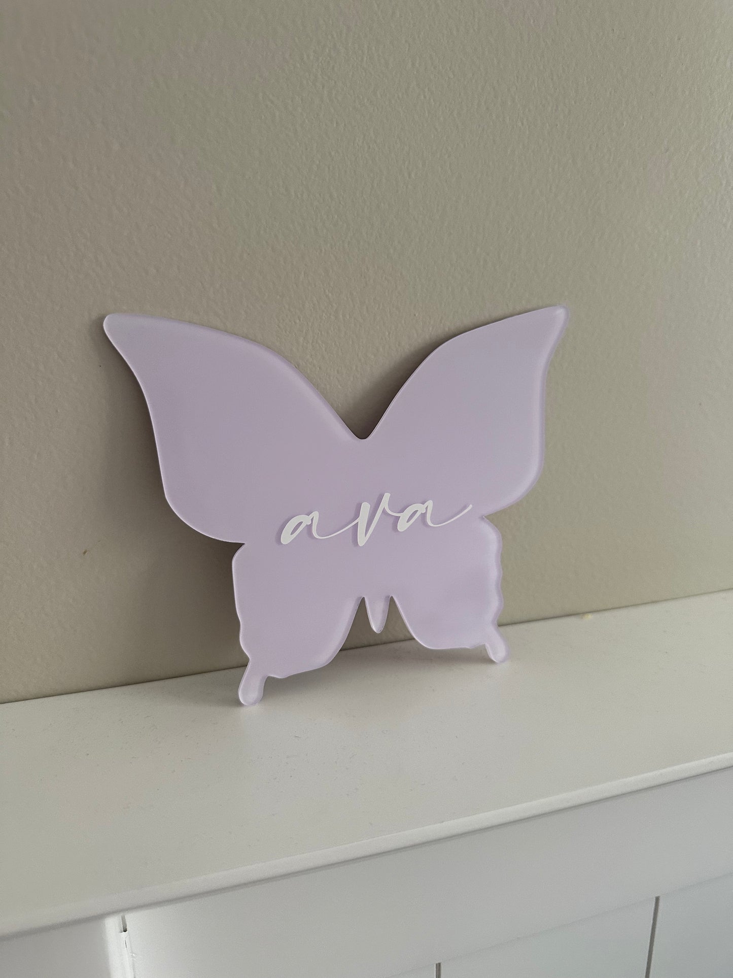 Butterfly Name Plaque
