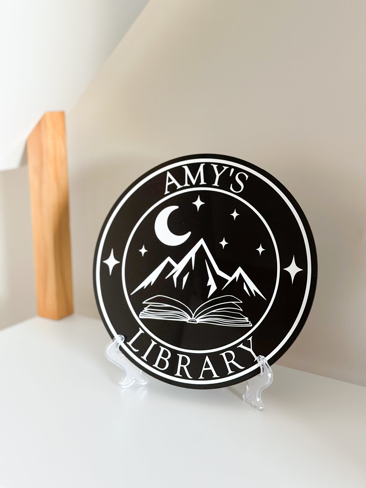 Mountain Library Sign