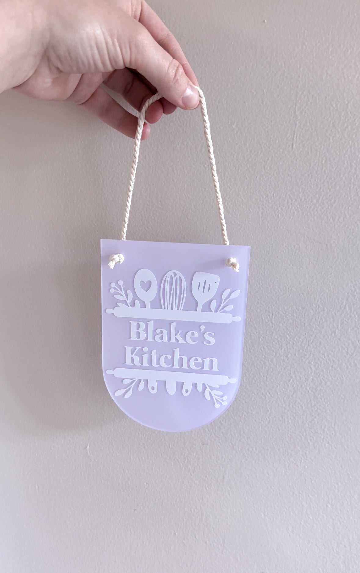 Play Kitchen Sign
