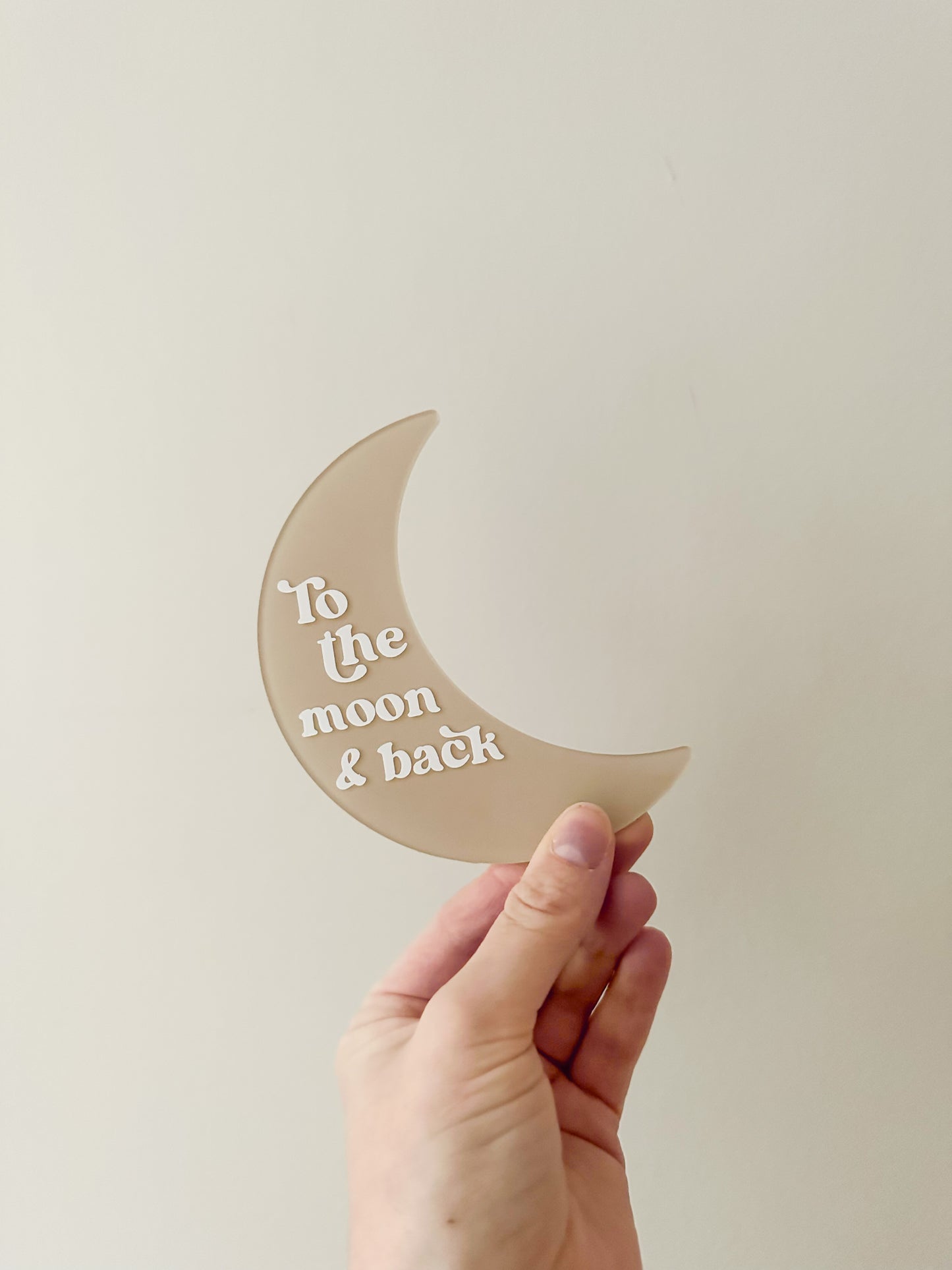 To The Moon Plaque