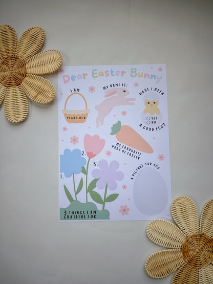 Easter Bunny Letter (Printable)
