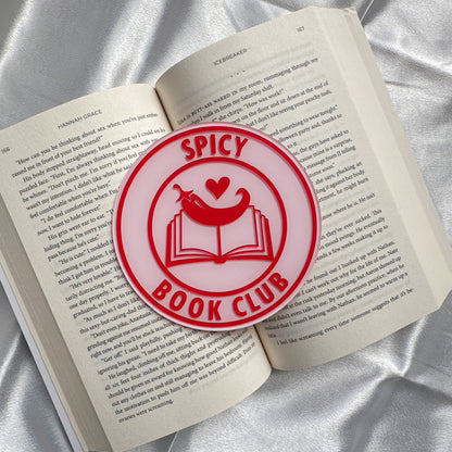 Spicy Book Club Sign