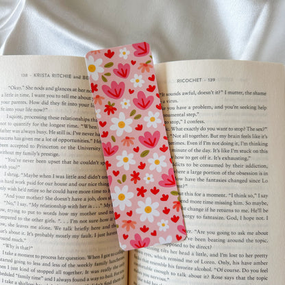 Bright Floral Bookmark