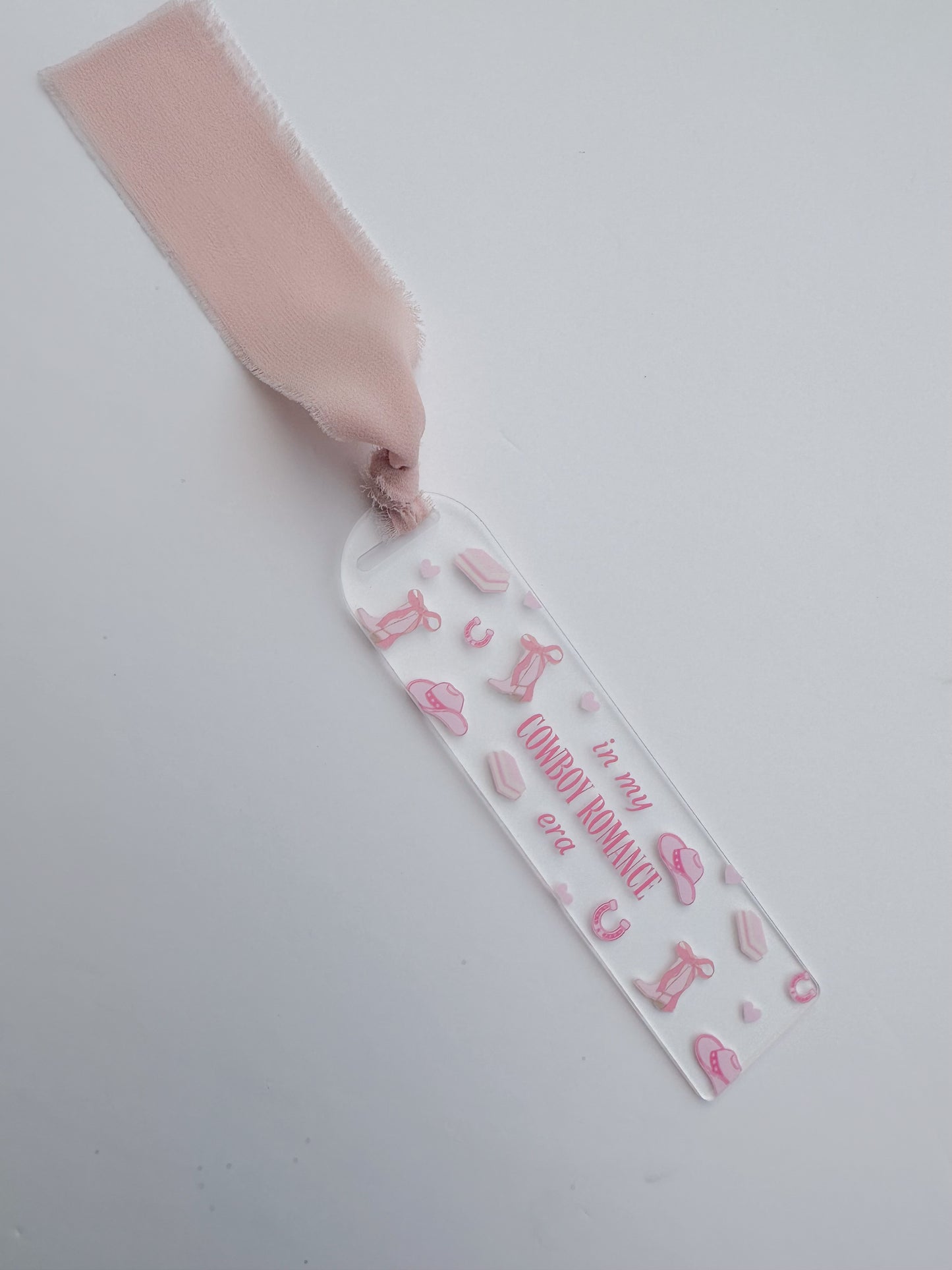 Cowboy Romance Acrylic Bookmark