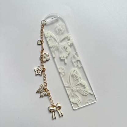 Butterfly Acrylic Charm Bookmark