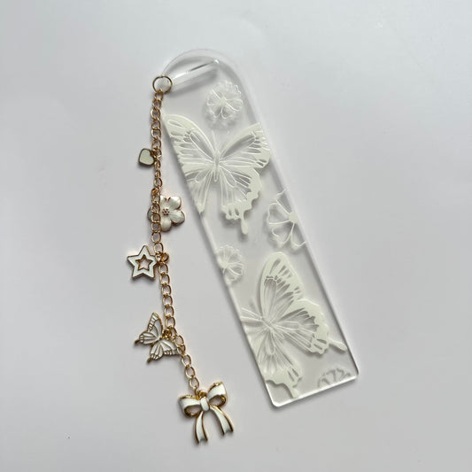 Butterfly Acrylic Charm Bookmark