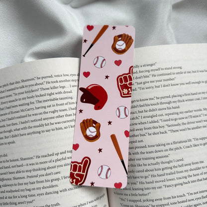 Baseball Romance Bookmark